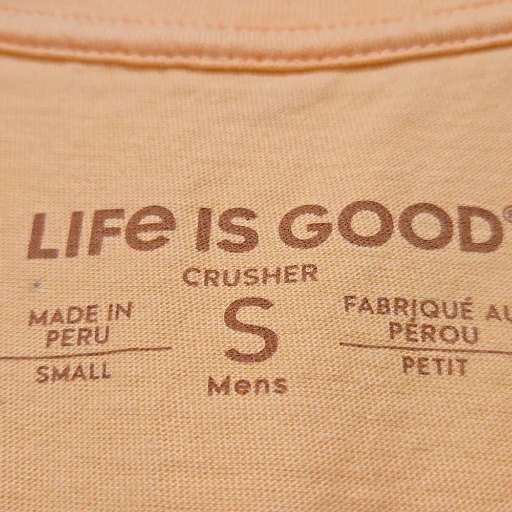 Life Is Good Life Isn't Easy Men's Crusher Short Sleeve Tee